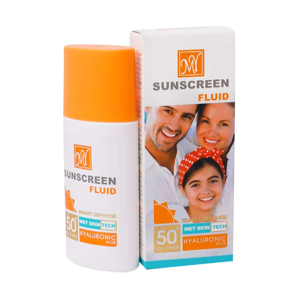 فلوئید ضد آفتاب SPF50 مای مدل Hyaluronic Acid حجم 50 میلی لیتر