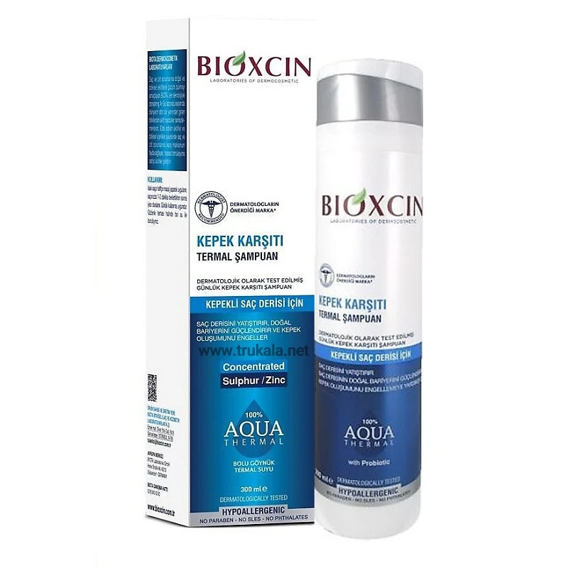 شامپو ضد شوره مو بیوکسین مدل(AQUA THERMAL) Bioxin