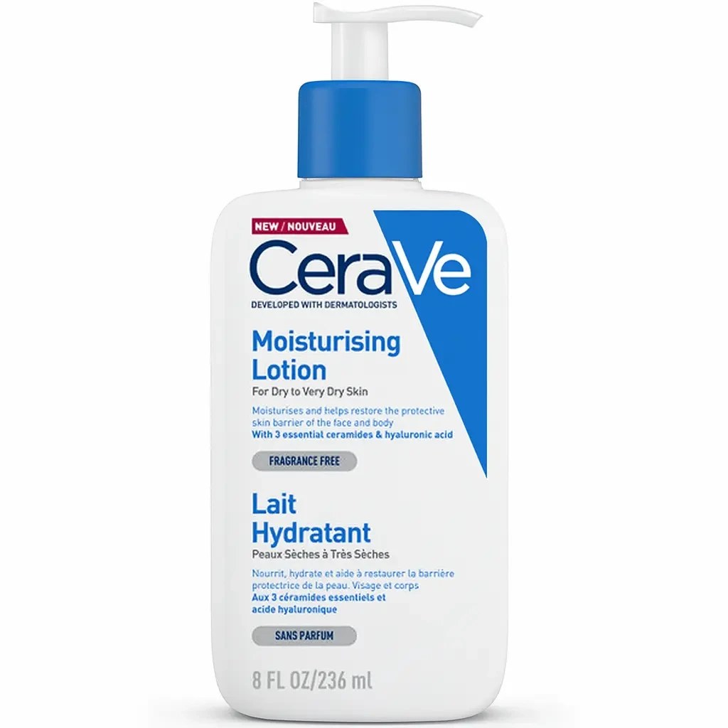 لوسیون مرطوب کننده و آبرسان صورت و بدن سراوی CeraVe