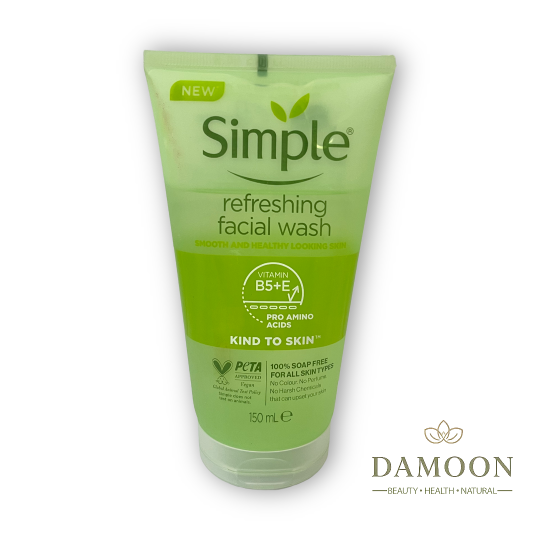ژل شستشوی صورت سیمپل simple مدل Refreshing