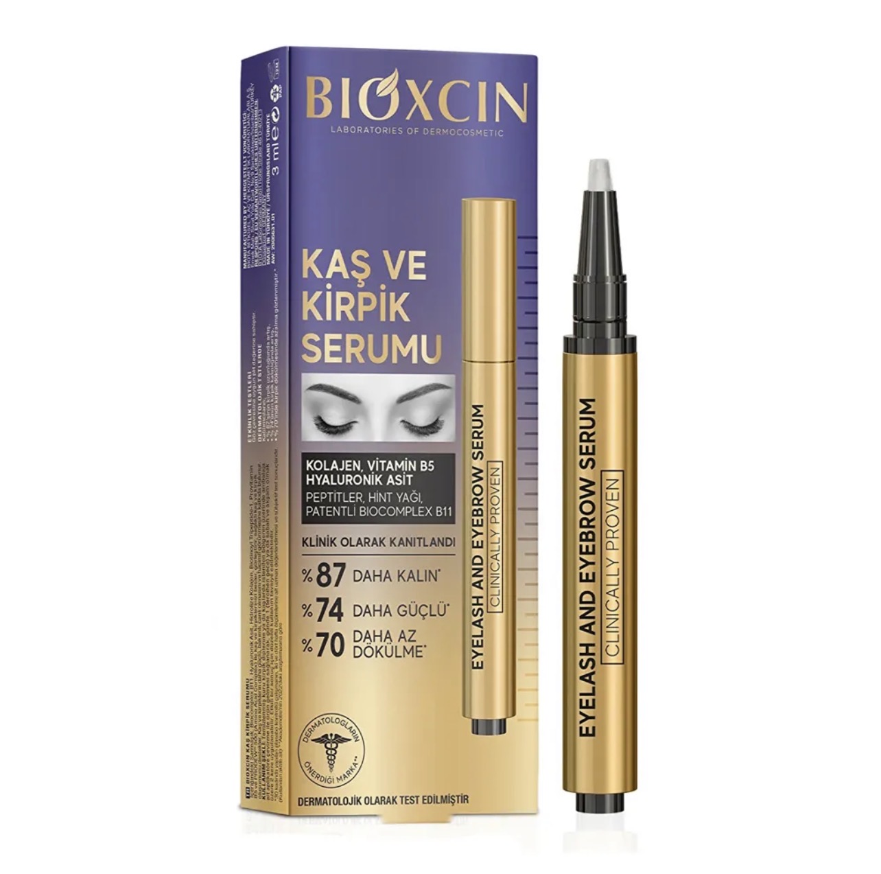 سرم تقویت کننده مژه و ابرو بیوکسین Bioxcin