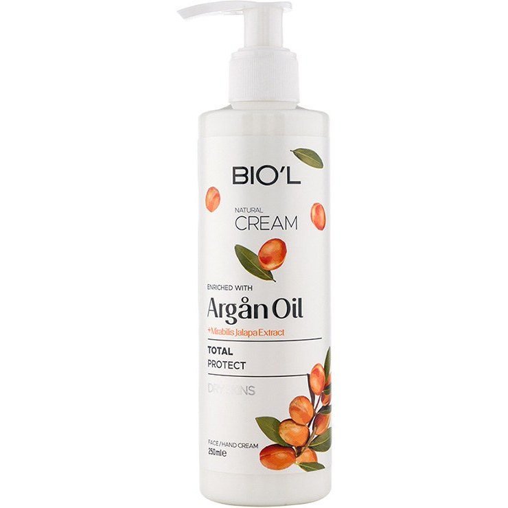 کرم مرطوب کننده بیول مدل ARGAN OIL حجم 250 میلی لیتر