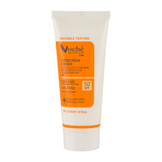کرم ضد آفتاب وچه پوست خشک و معمولی بی رنگ SPF50