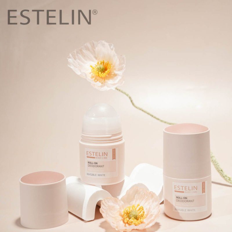 مام رول ضدتعریق و دئودورانت استلین مدل Invisible White حجم 50 میل ESTELIN