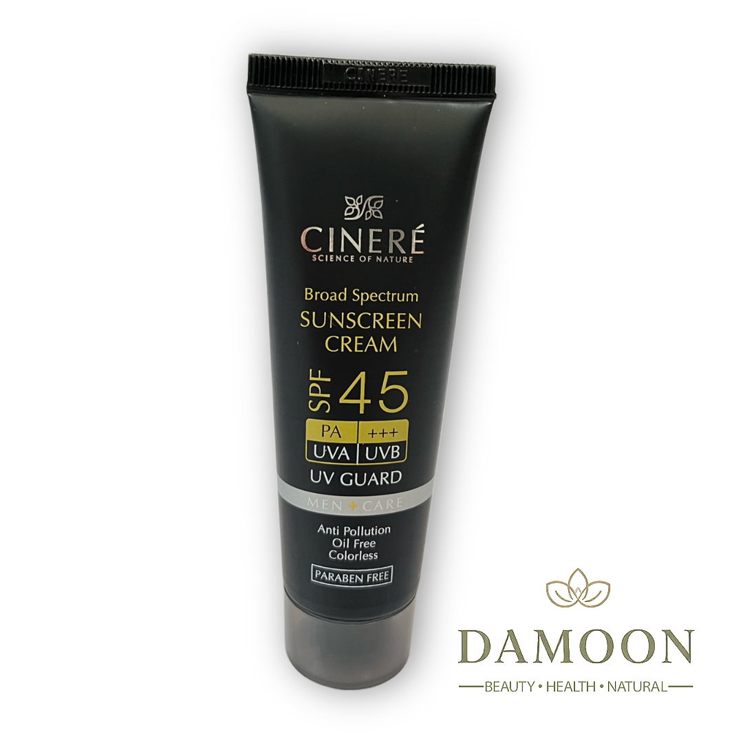 کرم ضد آفتاب مخصوص آقایان سینره cinere