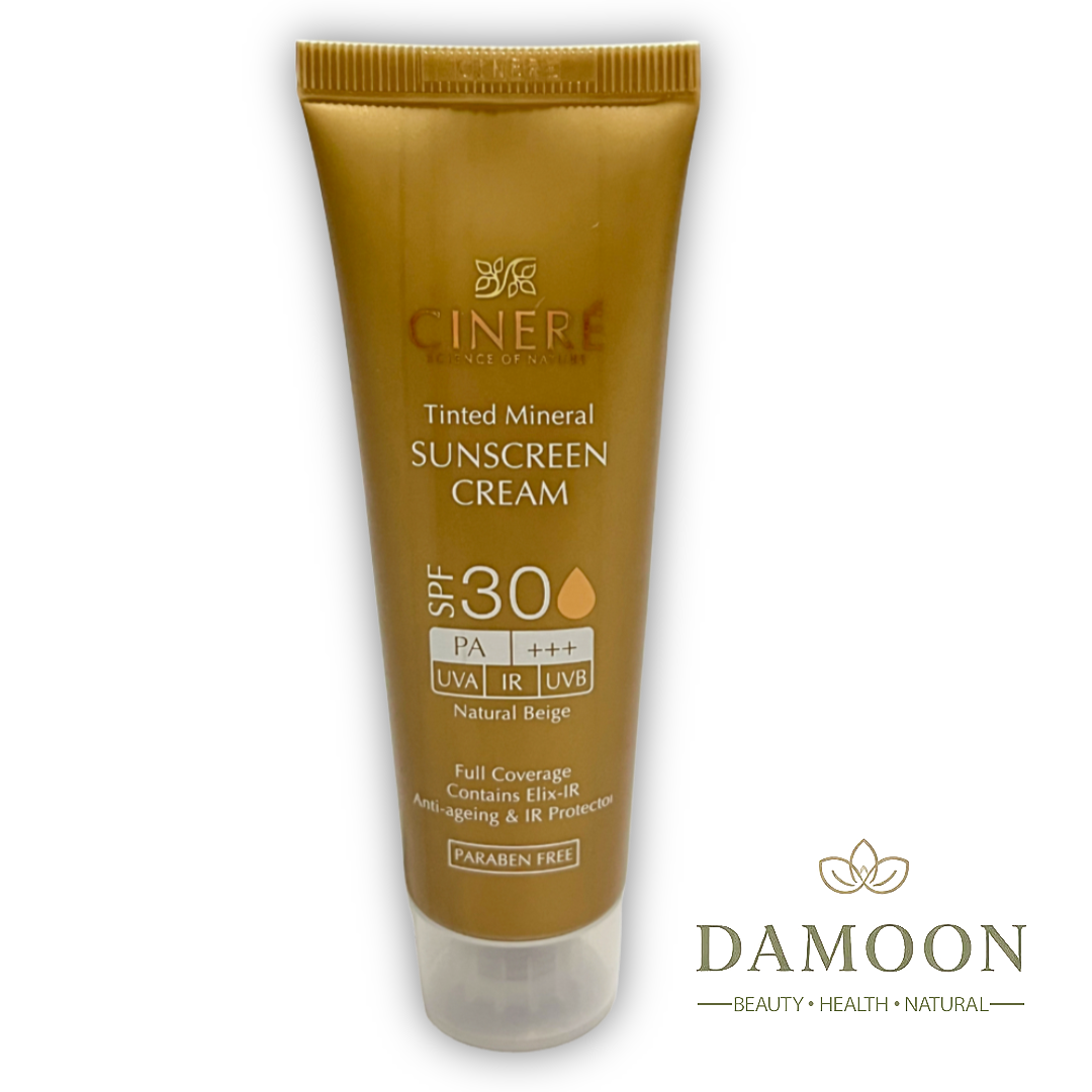 کرم ضد آفتاب مینرال رنگی سینره Cinere