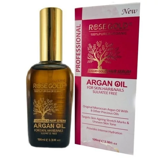 روغن آرگان رز گلد بدون سولفات 100 میل – Rose Gold